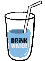 Habit sticker, water drop